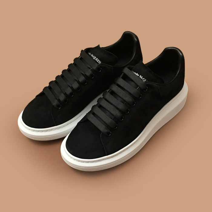 アレキサンダーマックイーン ユニセックス ブラック スニーカー -