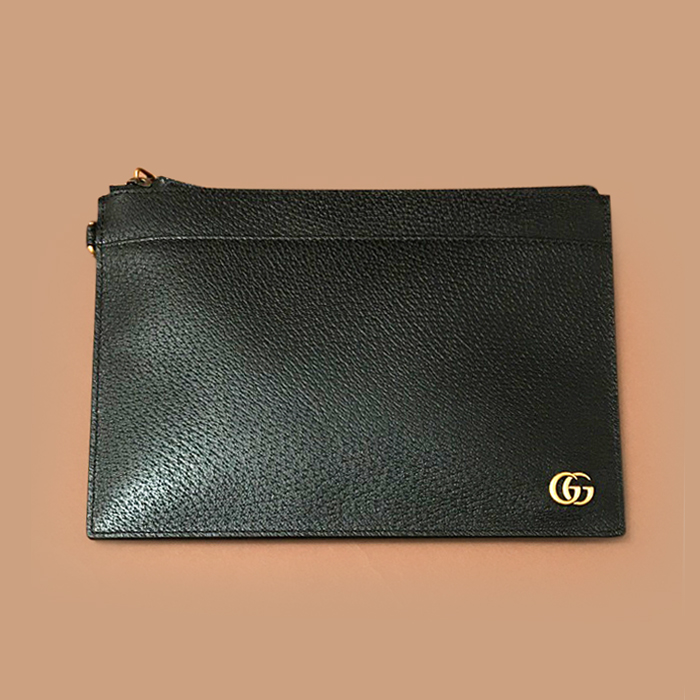 23cm,GUB1314 - グッチメンズレザークラッチバッグ,23cm,ブラック