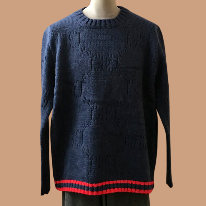グッチ メンズ ブルー クルーネック ニット - Knits - gu0015x