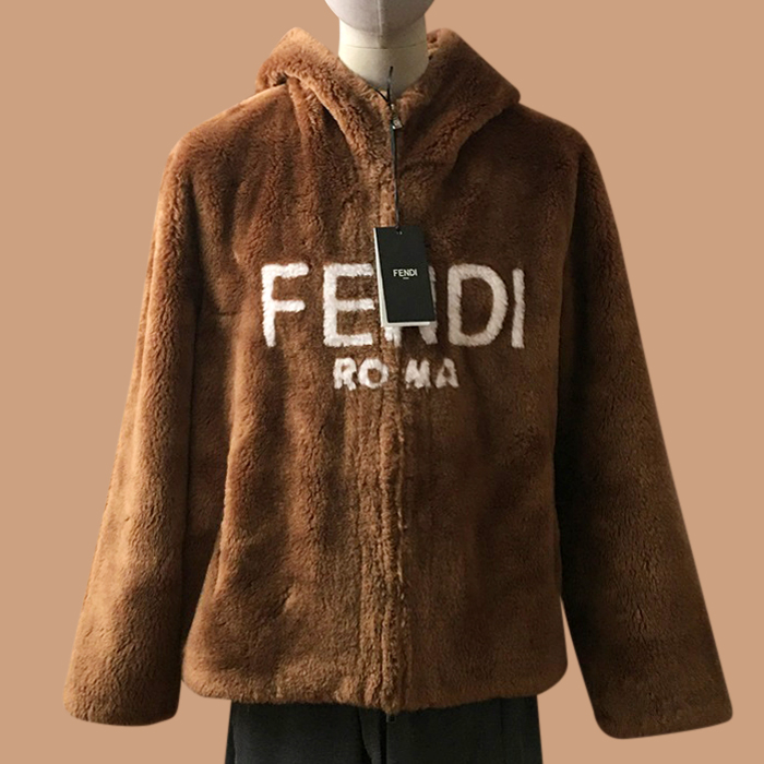 Brown - フェンディユニセックス カジュアル ジャケット Fen01049x Size(s - xl) ブラウン