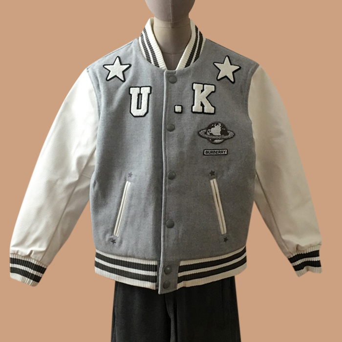 バーバリー メンズ グレー ジャケット - Gray - bur04607x