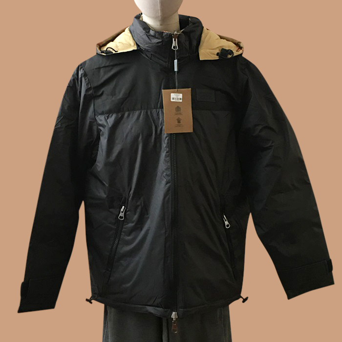  - バーバリーユニセックス カジュアル ダックダウン パディング  Size(s - 2xl) ブラック