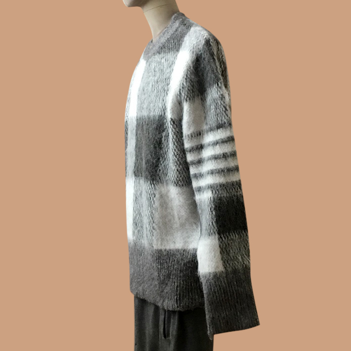  Gray - トムブラウンユニセックス クラシック セーター Thom01369x Size グレー