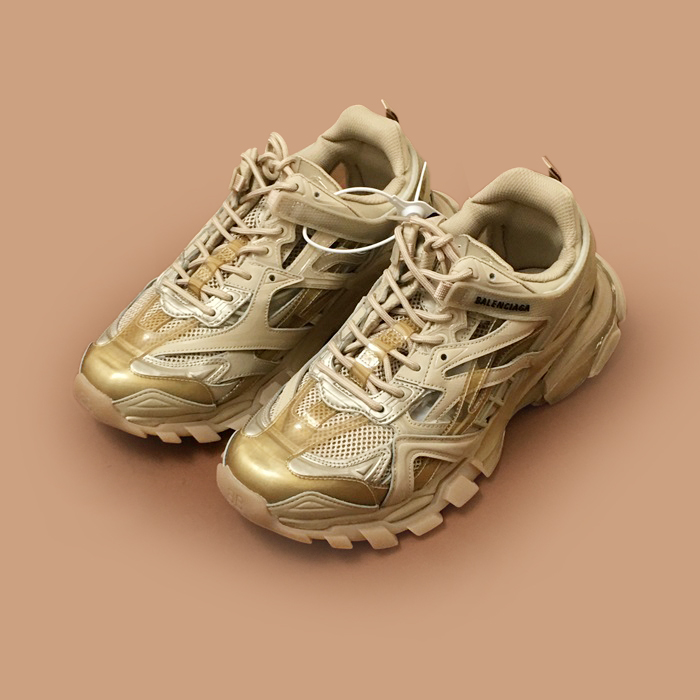 バレンシアガ ユニセックス ベージュ ランナー -  