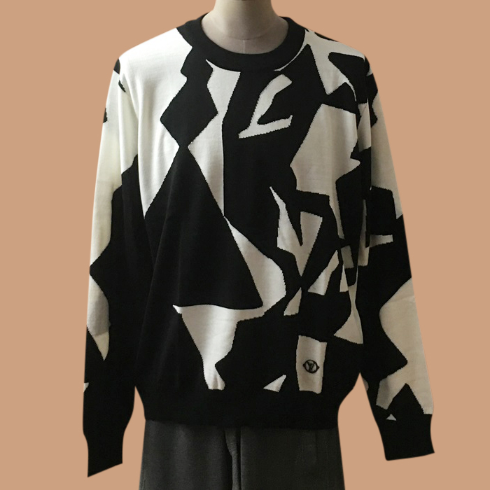 ルイヴィトン メンズ ブラック クルーネック ニット -   - lv288x