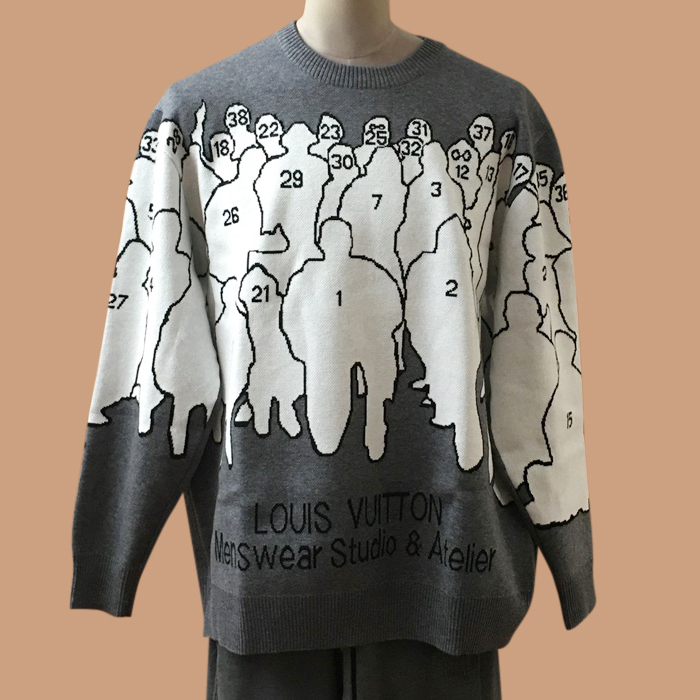 Casual  - ルイヴィトンメンズ カジュアル セーター Lou03570x Size(s - xl) グレー