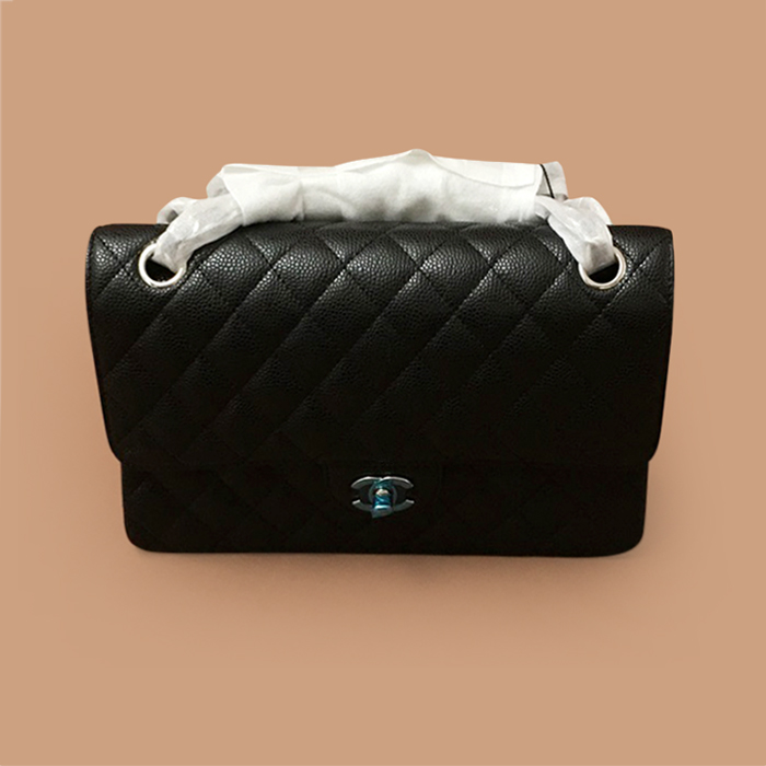 シャネルレディース ブラック ショルダーバッグ - 