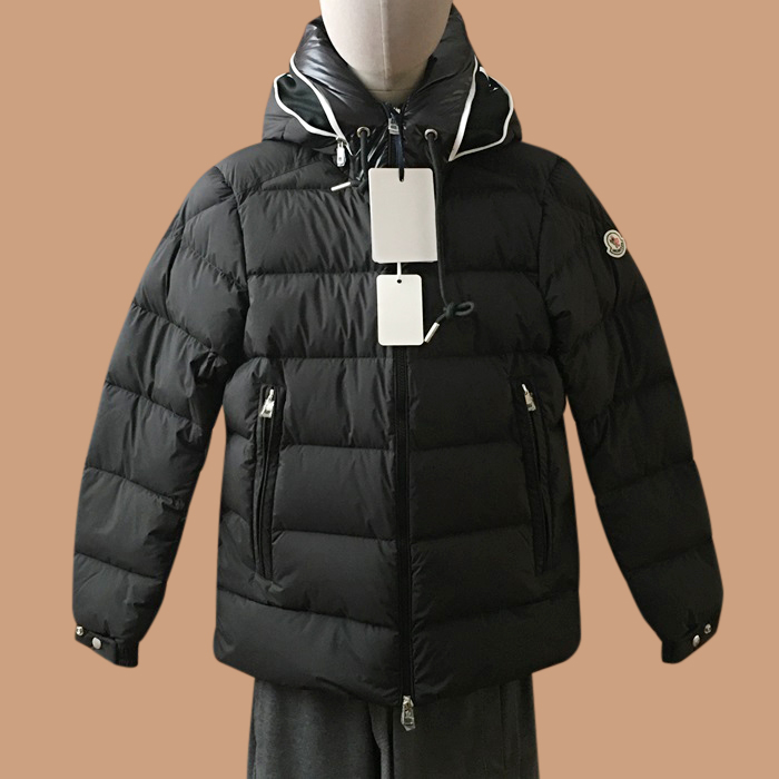 モンクレール メンズ グースダウン ブラック ロングパディング - Padding
