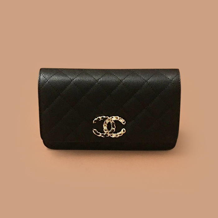 シャネルレディース ブラック ショルダーバッグ -  .