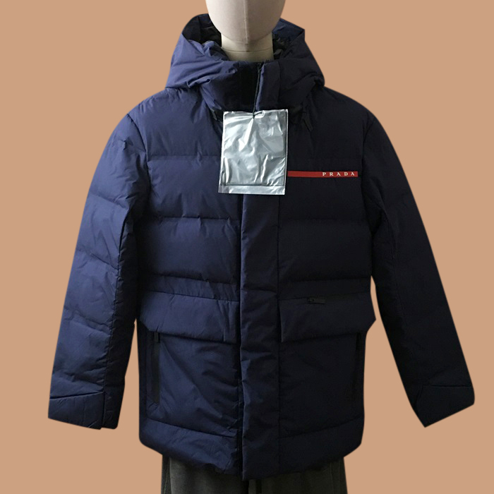 プラダ メンズ グースダウン ブルー パディング -  Padding - pr29x