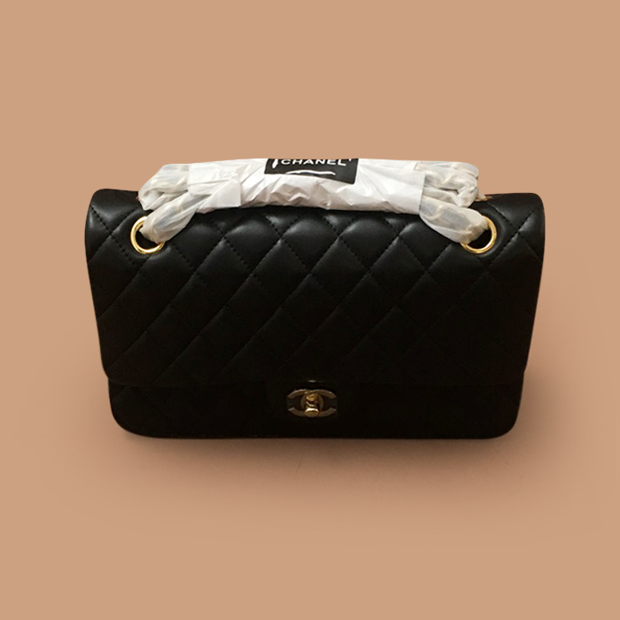 シャネルレディース ブラック ショルダーバッグ - 