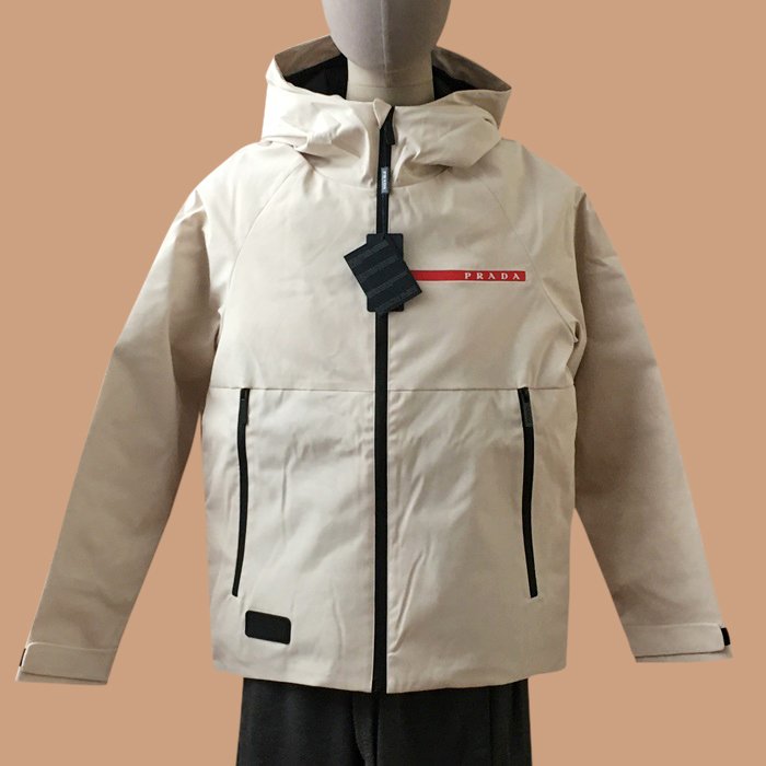 プラダ ユニセックス ダックダウン ホワイト ジャケット - PradaWhite s