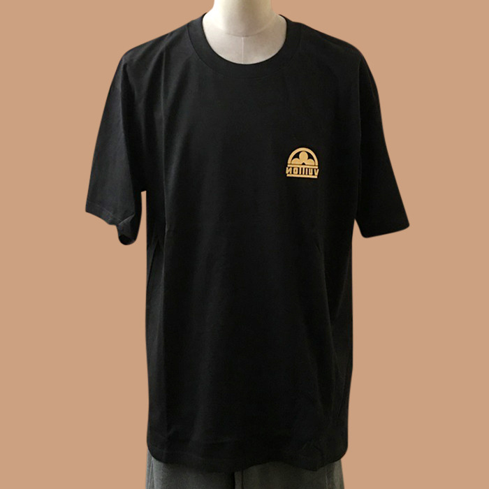 ルイヴィトン メンズ ブラック クルーネック 半袖Tシャツ -  Short sleeved 