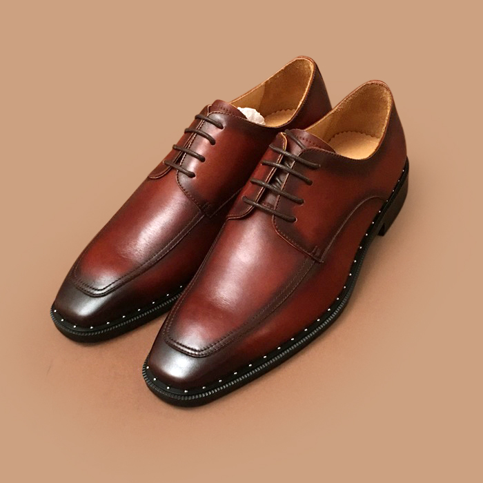 Prada  Derby Shoes - プラダメンズレザーダービーシューズレッド