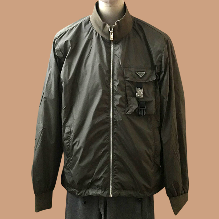 プラダ メンズ ブラック ジャケット - - pr33x