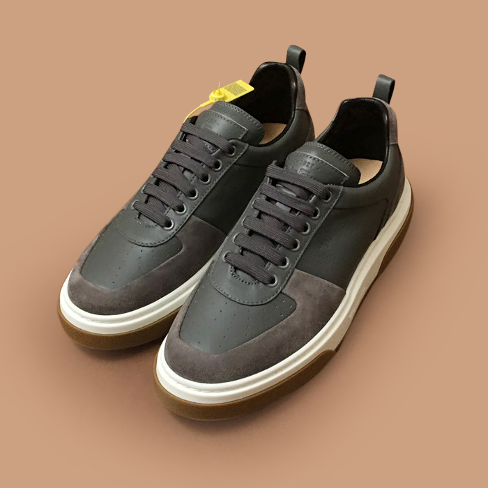 フェラガモ メンズ グレー スニーカー - Ferragamo Gray  - fer373x