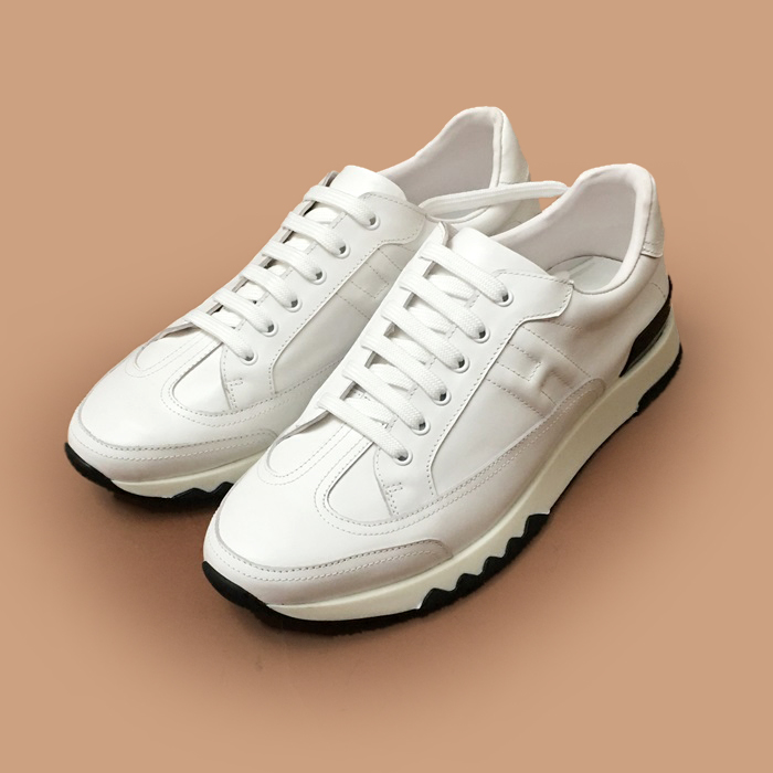 エルメス メンズ ホワイト スニーカー -  White 