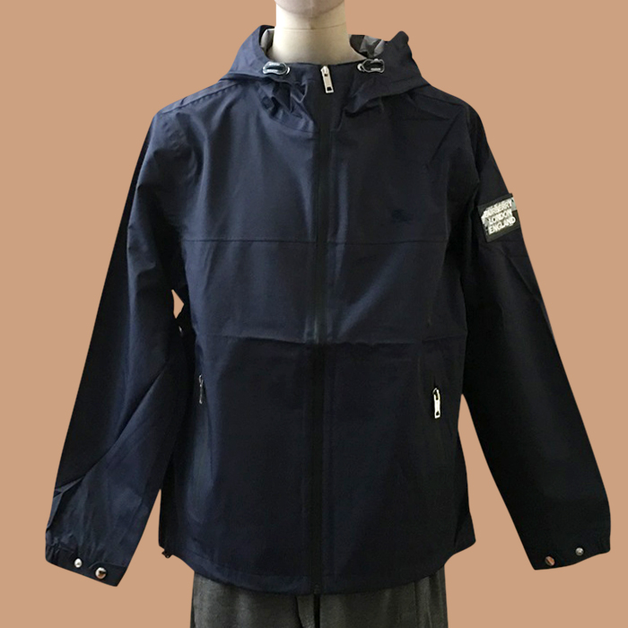 バーバリー メンズ クラシック ブルー ジャケット -  s