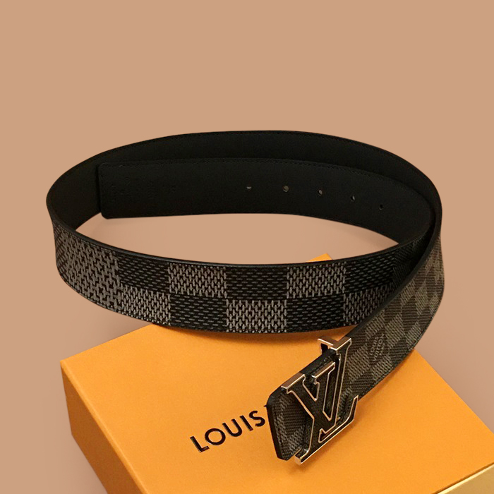 ルイヴィトン メンズ シグネチャー ブラック ベルト -  Belts