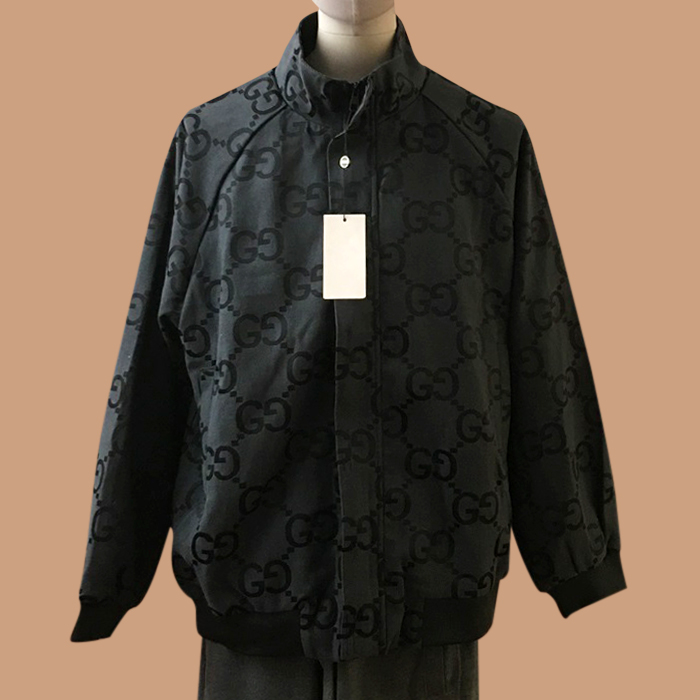 グッチ メンズ カジュアル ブラック ジャケット -- gu0031x