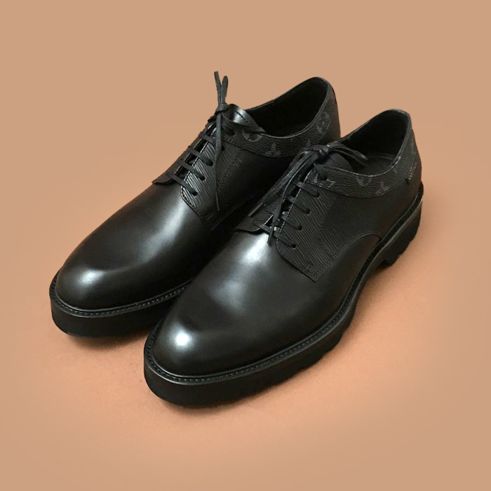 ルイヴィトン メンズ モノグラム ブラック オックスフォード - Oxford