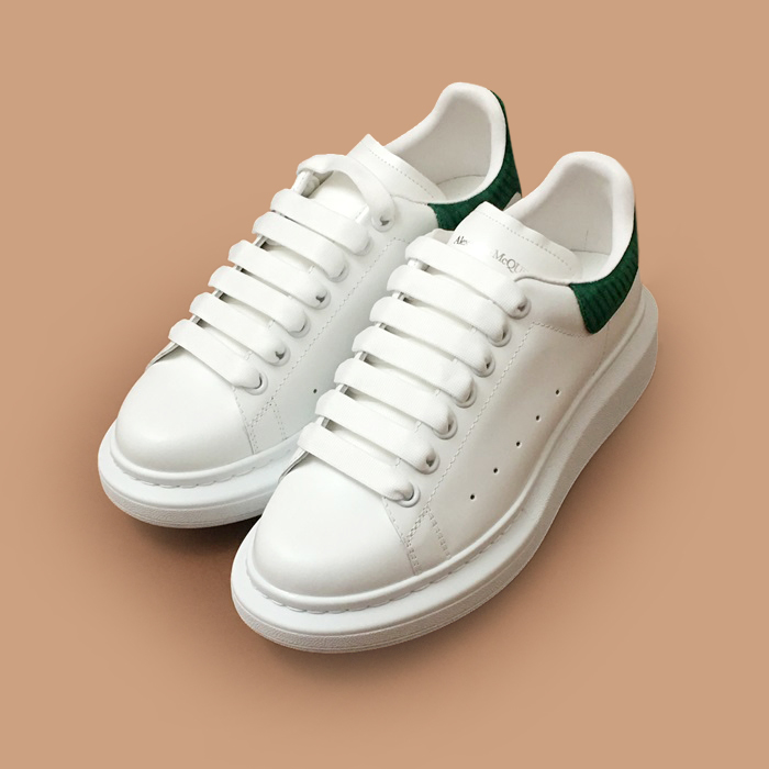 アレキサンダーマックイーン ユニセックス グリーンタップスニーカー -Green  - alx0190x