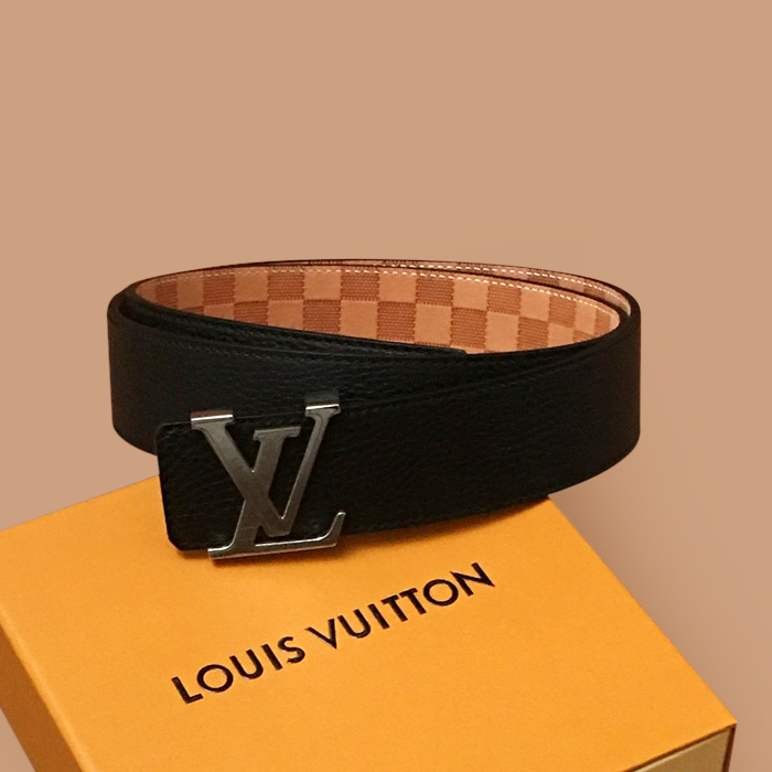   Belt,3.5cm- ルイヴィトンメンズレザーベルト,3.5cm,ブラック