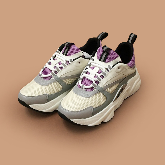 ディオール メンズ カジュアル グレー スニーカー -  Gray 