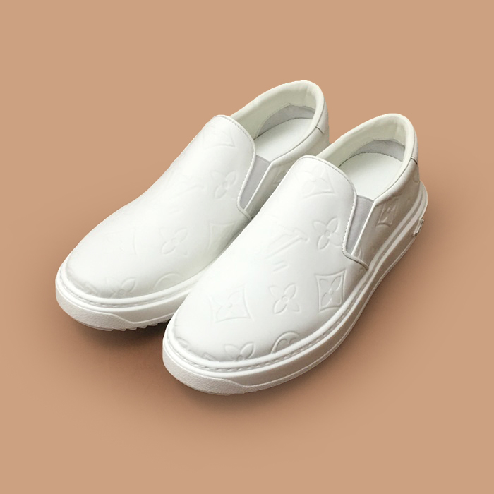 ルイヴィトン メンズ モダン ホワイトローファー -  White Loafer