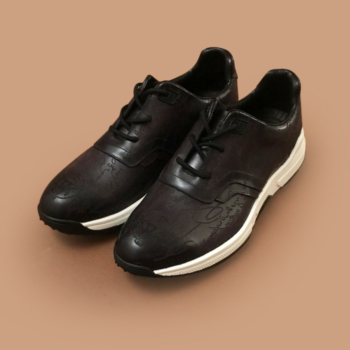 ベルルッティ メンズ ブラウン スニーカー - Brown 