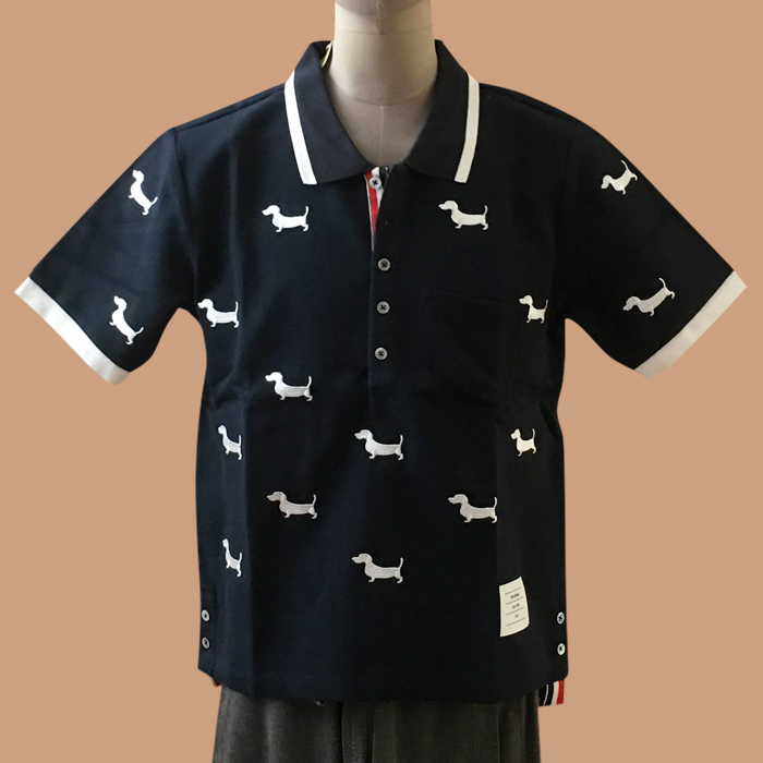 Casual Short トムブラウンメンズ カジュアル 半袖Tシャツ  Size ネイビー