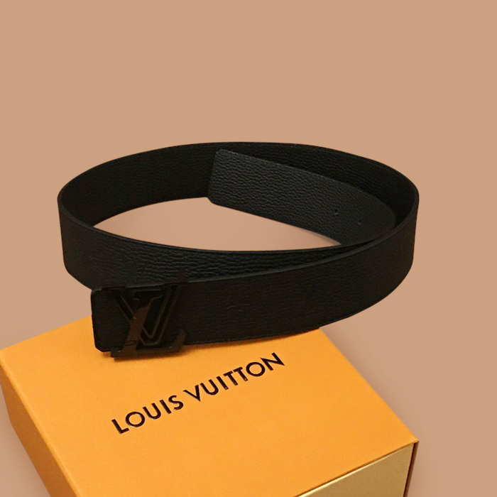 ルイヴィトン メンズ シグネチャー ブラック ベルト -  Belts