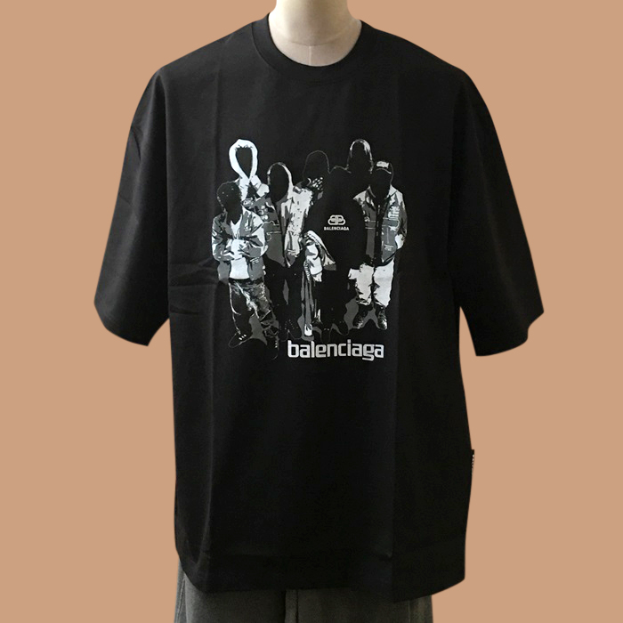 ルイヴィトン メンズ ブラック クルーネック 半袖Tシャツ -  Short sleeved 