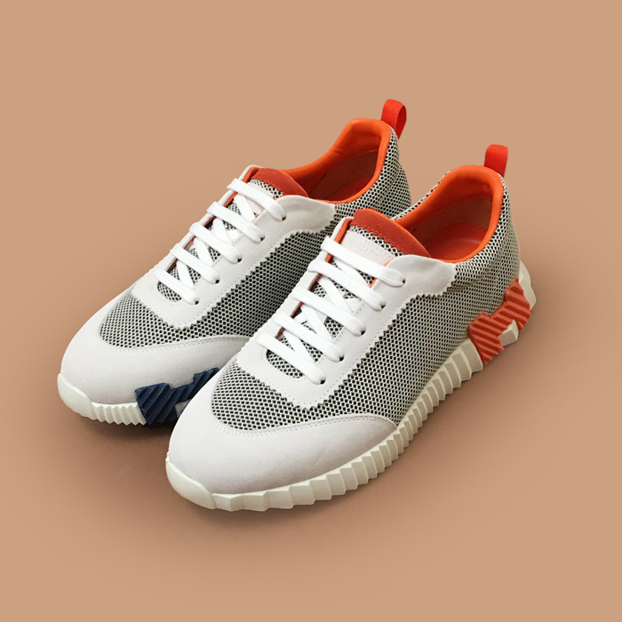 エルメス メンズ グレー スニーカー -  Gray 