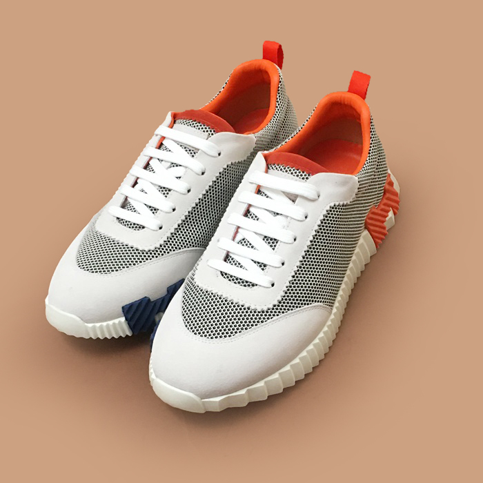 エルメス メンズ グレー スニーカー -  Gray 