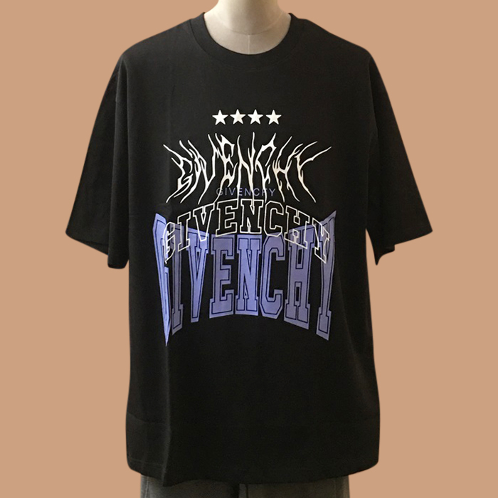 ジバンシィ メンズ クルーネック ブラック 半袖Tシャツ - Givenchy Short Sleeved 