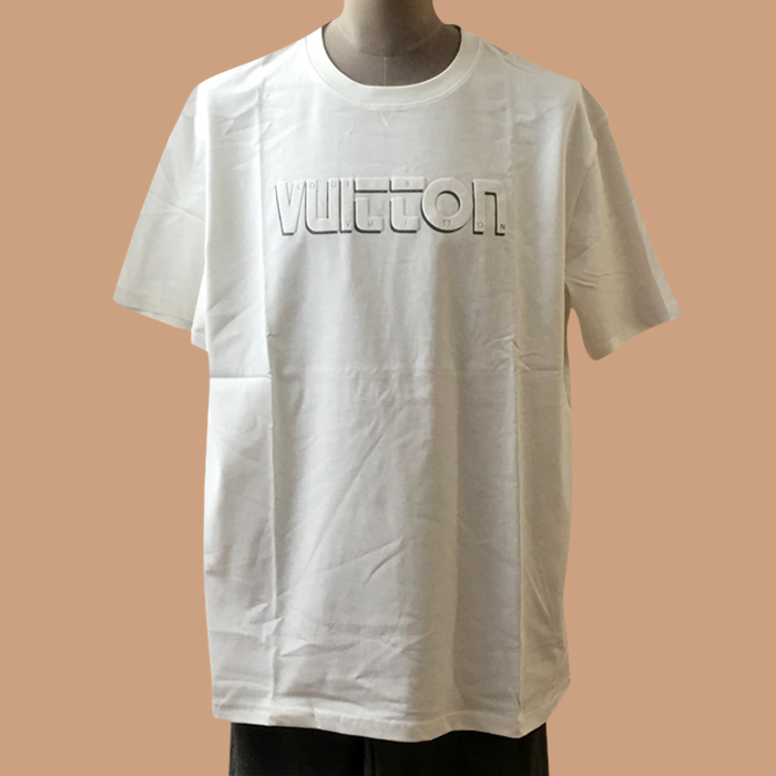 ルイヴィトン メンズ ホワイト クルーネック 半袖Tシャツ -  White Short sleeved 