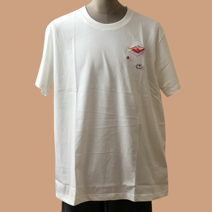 フェンディ メンズ ホワイト クルーネック 半袖Tシャツ - White Short sleeved T-shirts