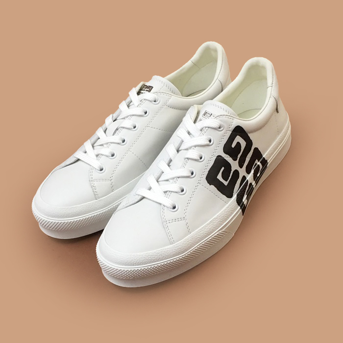 ジバンシィ メンズ ホワイト スニーカー - Givenchy White 