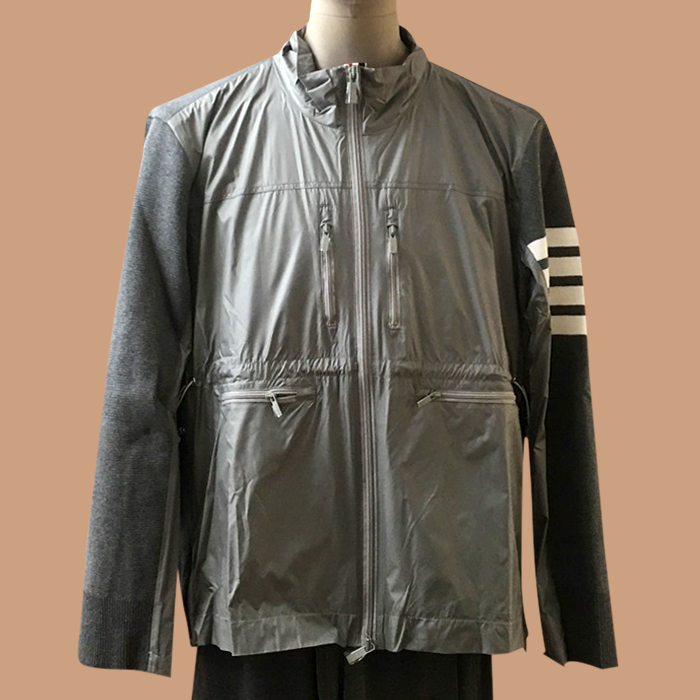 トムブラウン メンズ クラシック グレー ジャケット - Gray - tom0638x