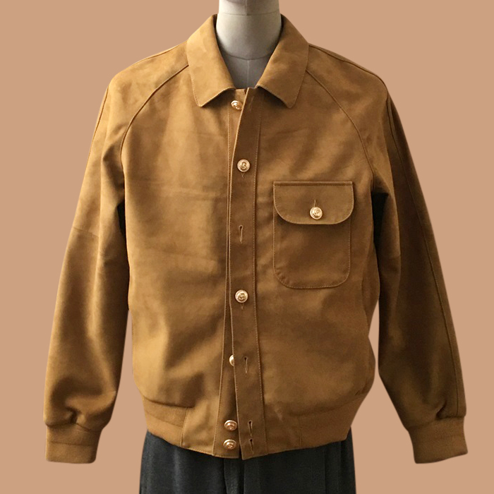 グッチ メンズ キャメル レザージャケット - Camel - guc05161x