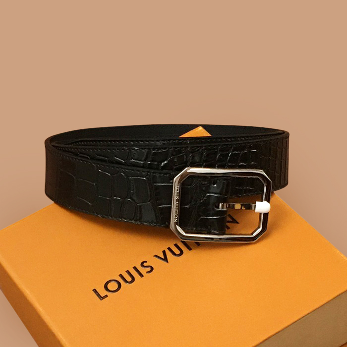   Belt,3.5cm- ルイヴィトンメンズレザーベルト,3.5cm,ブラック