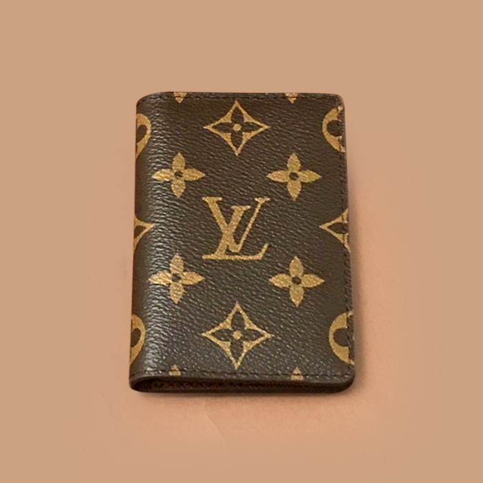   - ルイヴィトンメンズレザー二つ折り財布,ブラウン