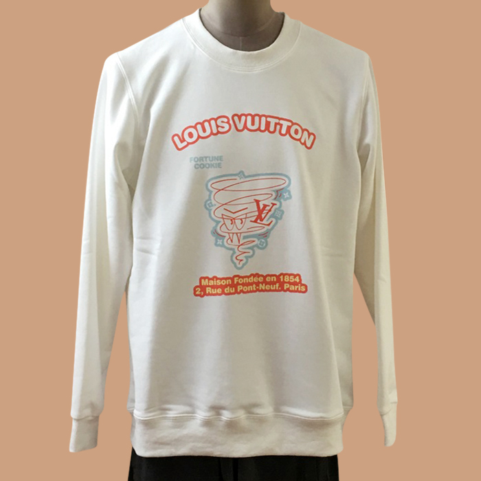 ルイヴィトン メンズ モダン ホワイト スウェット -  White 