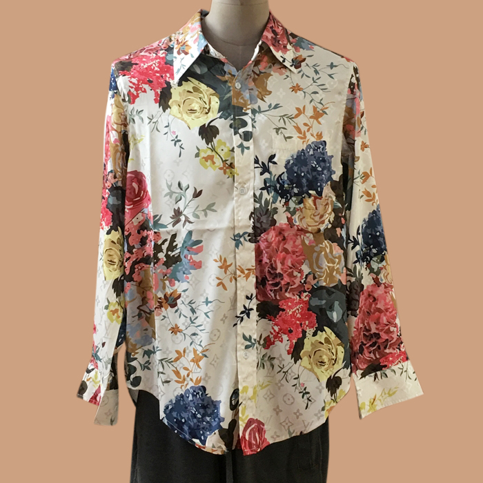 ルイヴィトン メンズ ホワイト シャツ -  White  - lv74x