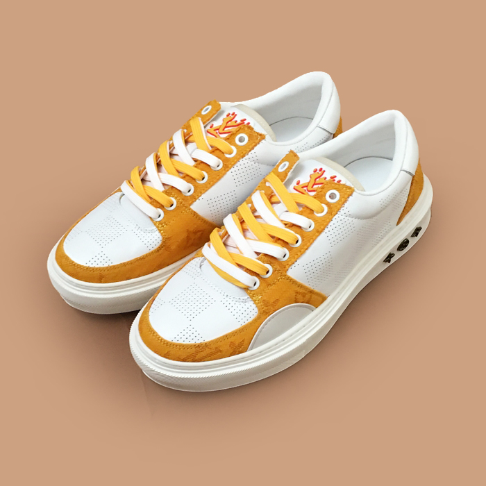 ルイヴィトン ユニセックス Trainer イエロー スニーカー - Yellow 