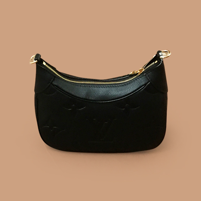 ルイヴィトン  ブラック ショルダーバッグ -  