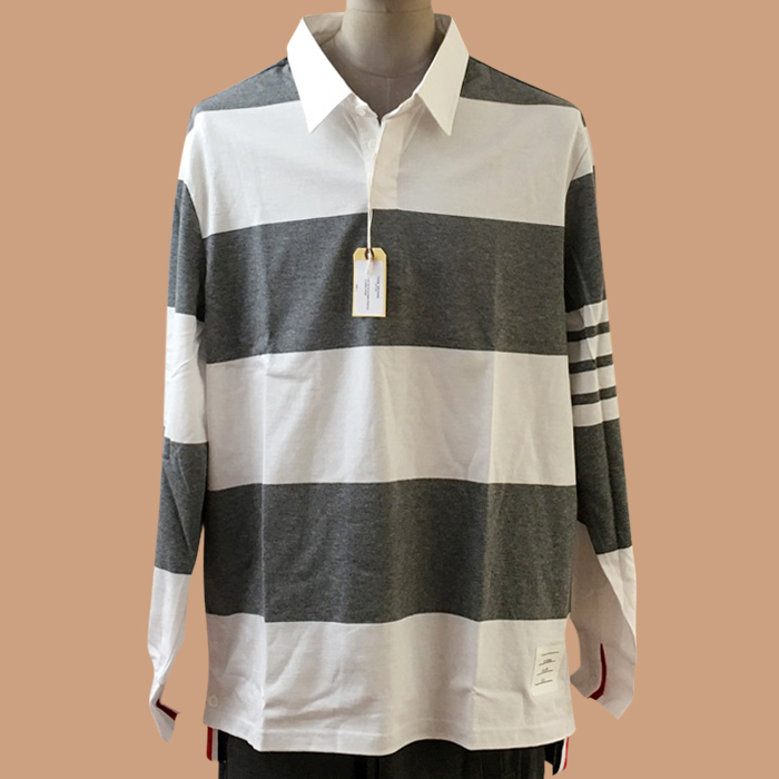Casual Short Sleeved  Gray - トムブラウンメンズ カジュアル 半袖Tシャツ Thom01263x Size グレー
