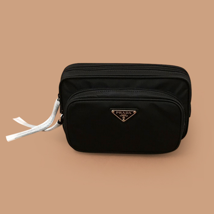 プラダ メンズ ブラック クロスバッグ -Bag