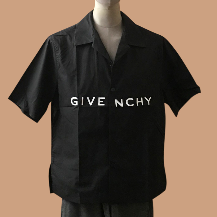ジバンシィ メンズ モダン ブラック 半袖 シャツ - Givenchy Short-sleeved 